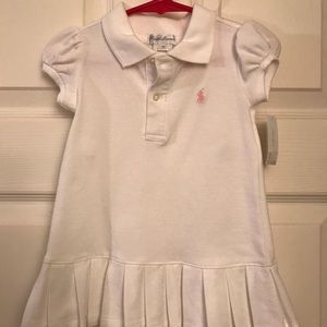 Ralph Lauren 2 piece white dress from 9 months old